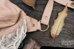 Fringy Banana Bag / Beige