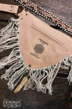 Fringy Banana Bag / Beige