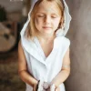 Girls Linen Tunic / White