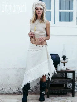 Gypsy Wrap Skirt / Off White