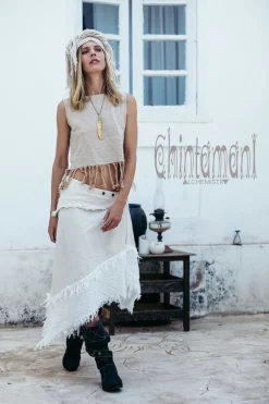 Gypsy Wrap Skirt / Off White