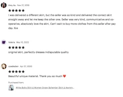 Gypsy Wrap Skirt / Off White