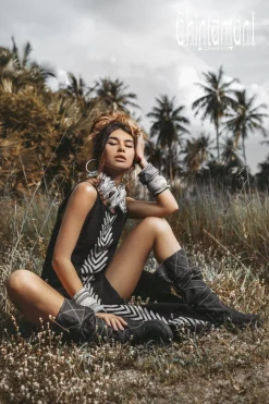 High Denim Boots / Black