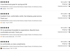 High Flower Boots / Black