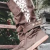 High Flower Boots / Brown