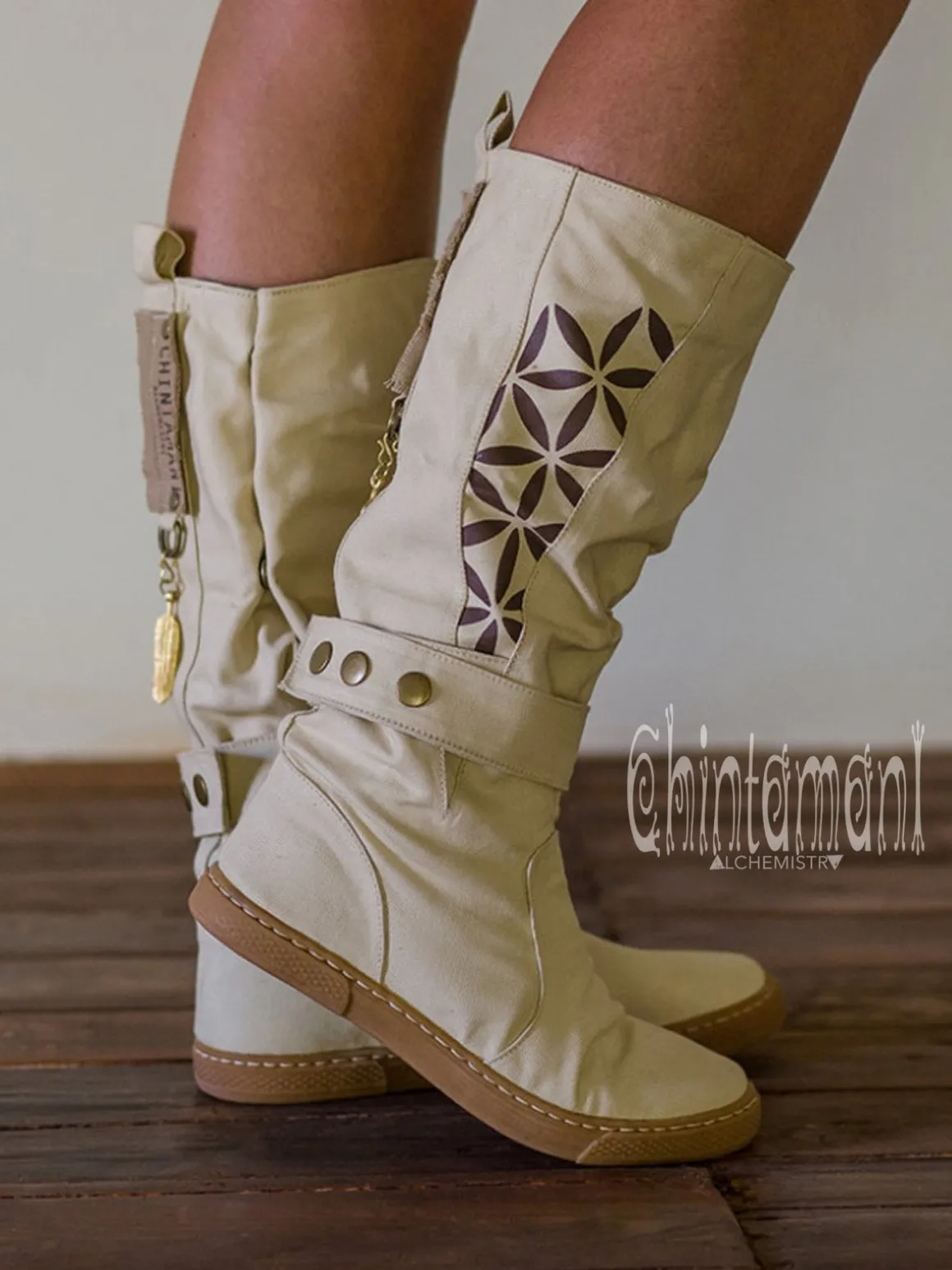 High Flower Boots / Off White