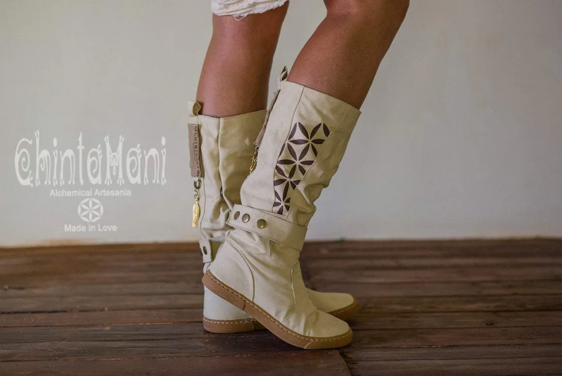 High Flower Boots / Off White