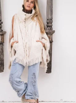 High Neck Cotton Jacket / Off White