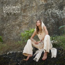 Hooded Shirt Dress / Off White