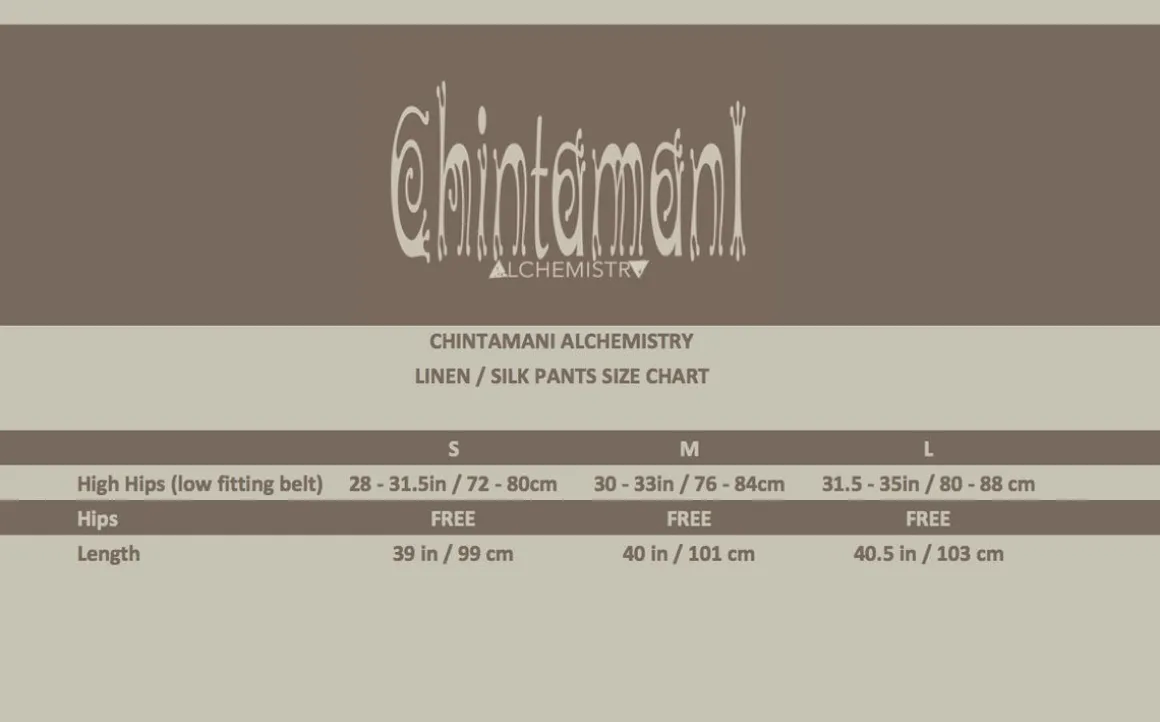 Linen Split Pants / Black