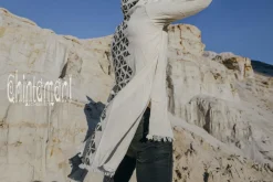 Long Hooded Shirt / Light Gray