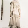Long Linen & Silk Coat / Gray