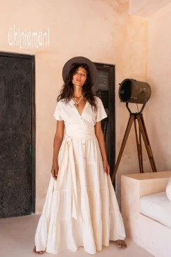 Maxi Shirt Dress / Off White