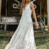 Maxi Tiered Dress / Off White