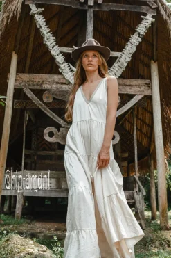 Maxi Tiered Dress / Off White