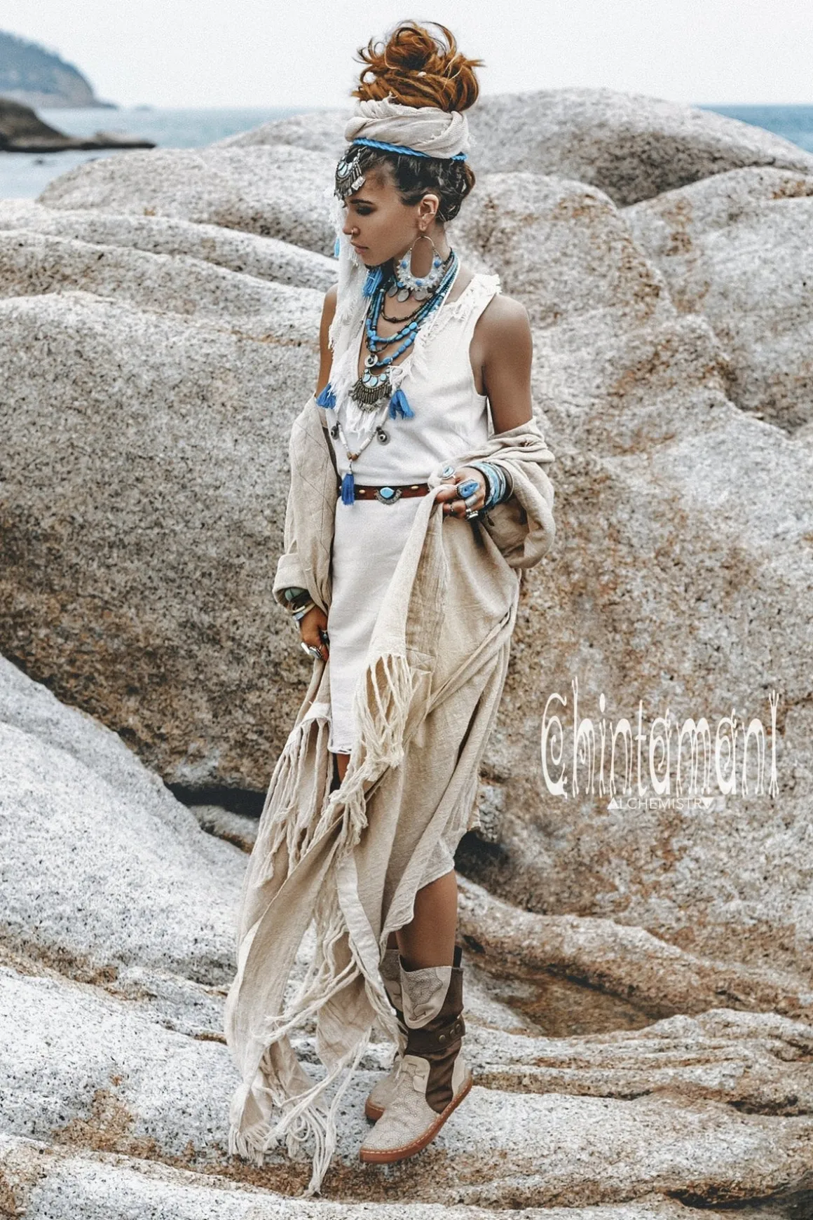 Medium Tribal Boots / Brown