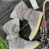Medium Tribal Boots / Grey