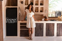 Mini Shirt Dress / Off White