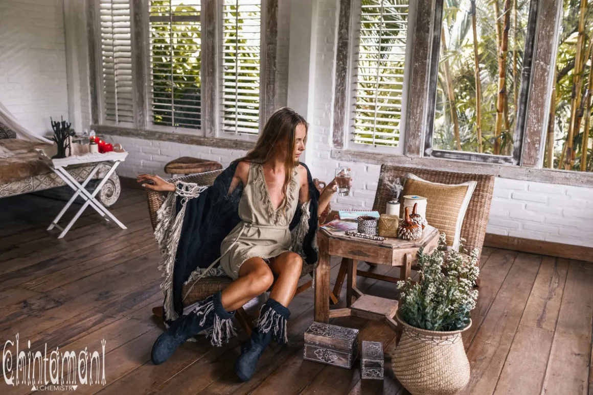 Mini Tunic Dress / Sage