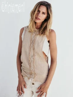 Open Sides Top / Beige