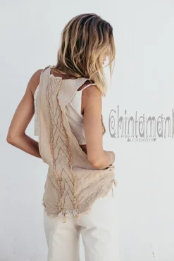 Open Sides Top / Beige