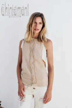 Open Sides Top / Beige