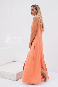 Organic Alchemy Dress / Coral