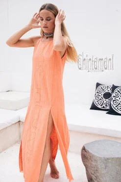 Organic Alchemy Dress / Coral