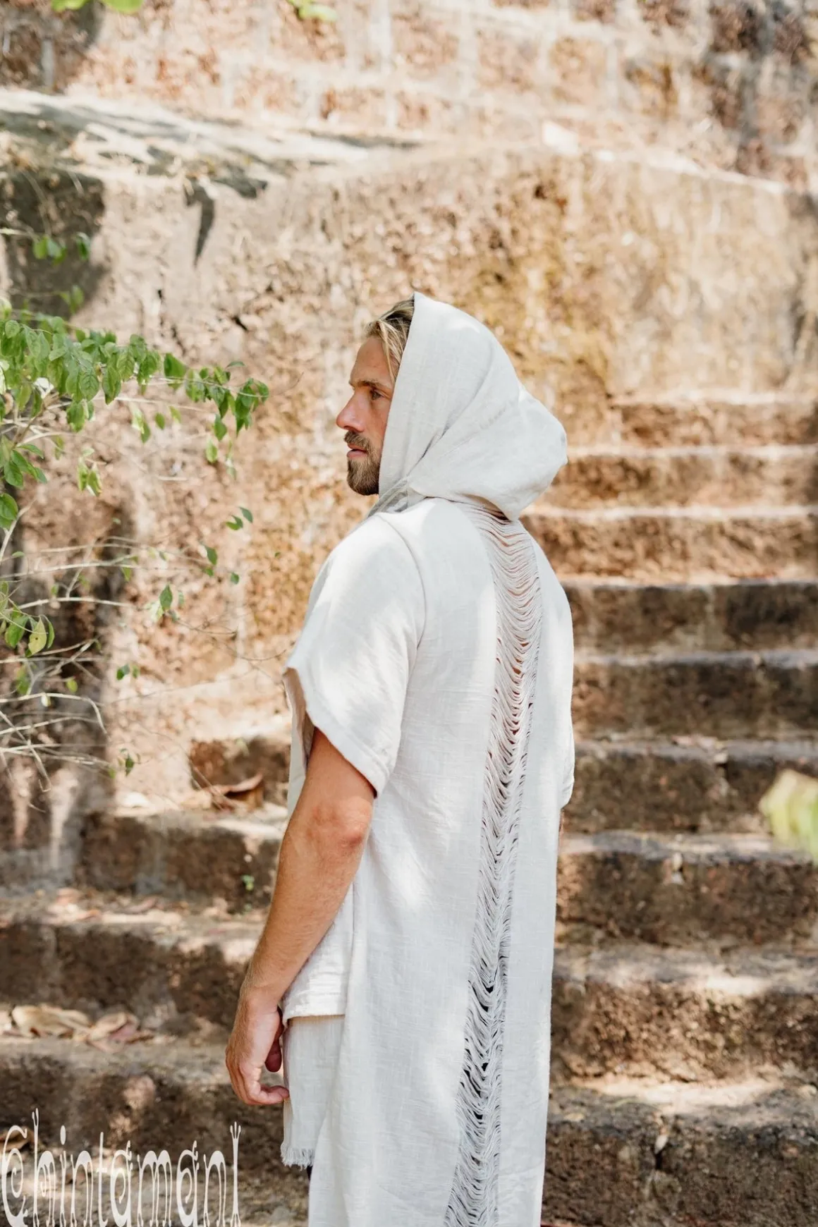 Organic Hooded Shirt / Gray