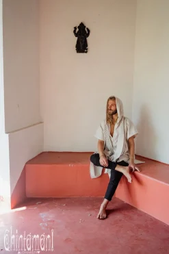 Organic Hooded Shirt / Gray