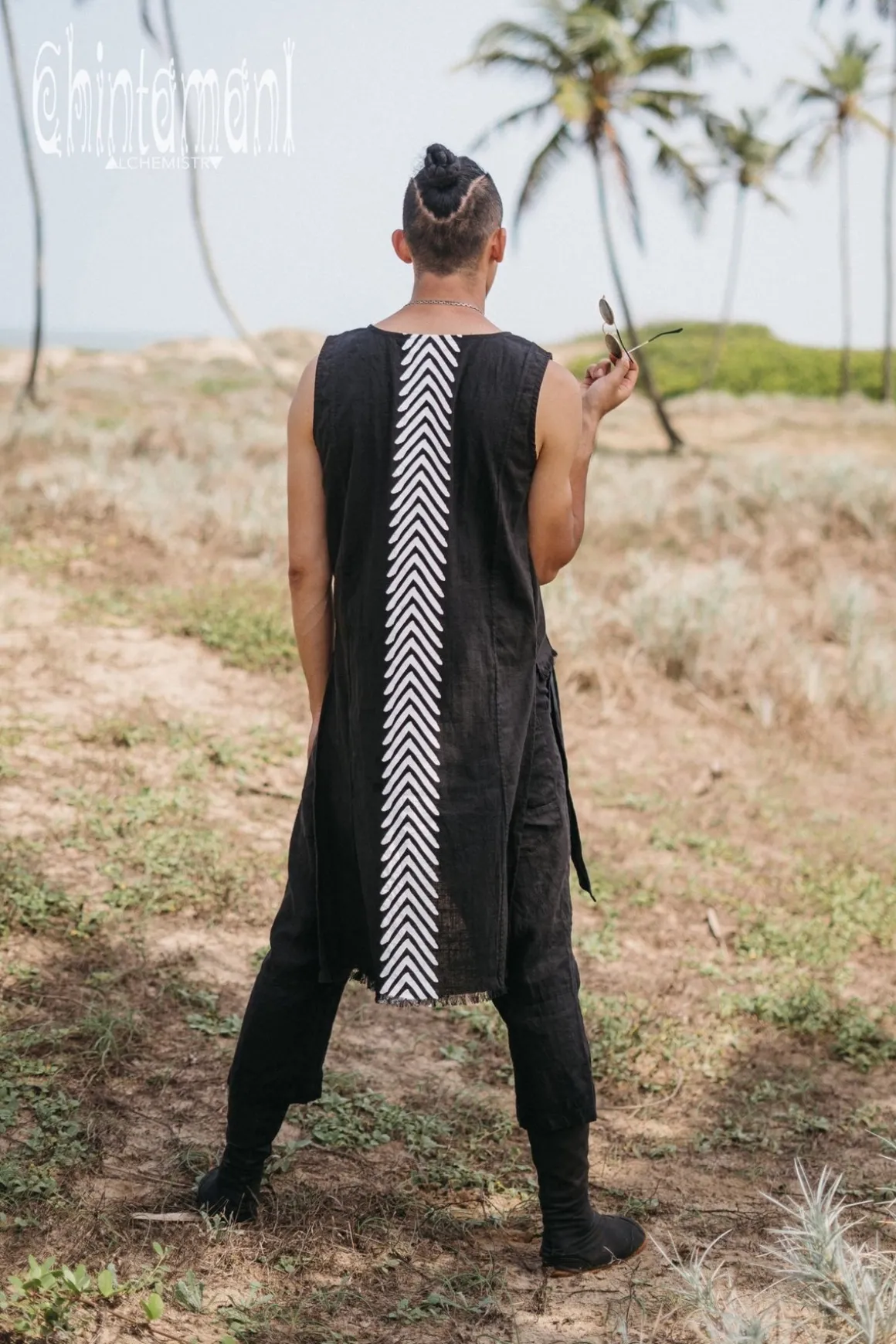 Organic Long Top / Black