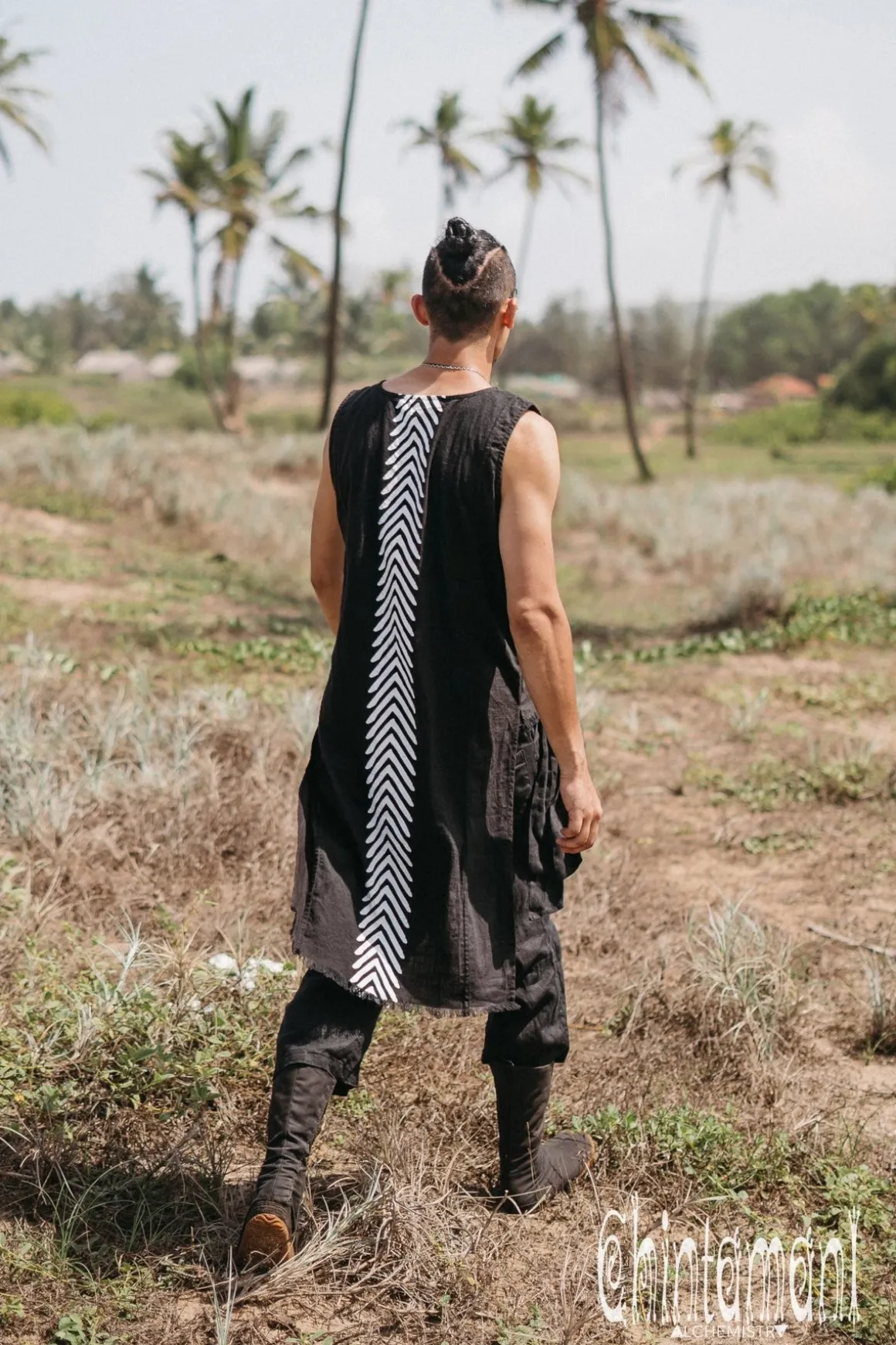 Organic Long Top / Black