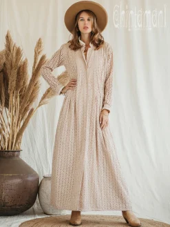 Organic Maxi Dress / Beige