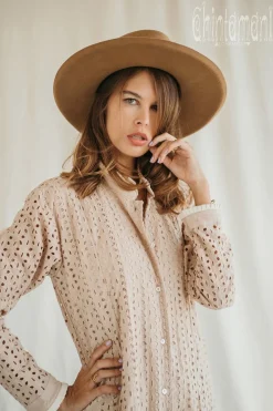 Organic Maxi Dress / Beige