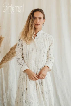 Organic Maxi Dress / Off White