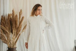 Organic Maxi Dress / Off White