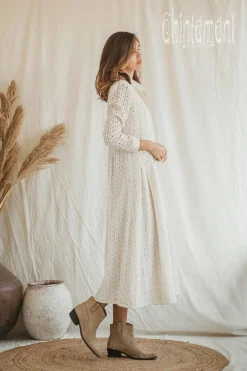 Organic Midi Dress / Off White