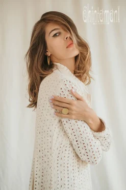 Organic Midi Dress / Off White