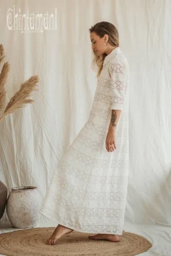 Organic Shirt Dress / Off White