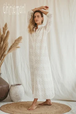 Organic Shirt Dress / Off White