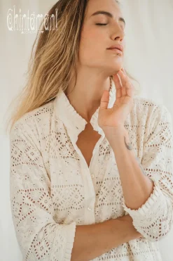 Organic Shirt Dress / Off White