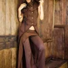Сotton Boho Vest / Brown