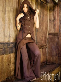 Сotton Boho Vest / Brown