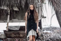 Сotton Boho Vest/ Black