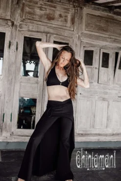 Pants with Skirt / Black