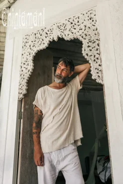 Raw Cotton T-shirt / Off White