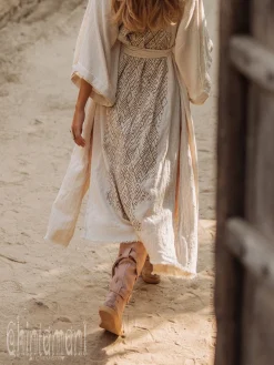 Raw Printed Kimono / Off White