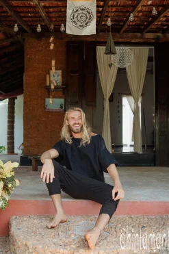 Ripped Organic Top / Black