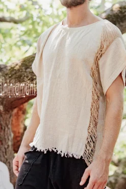 Ripped T-shirt / Beige