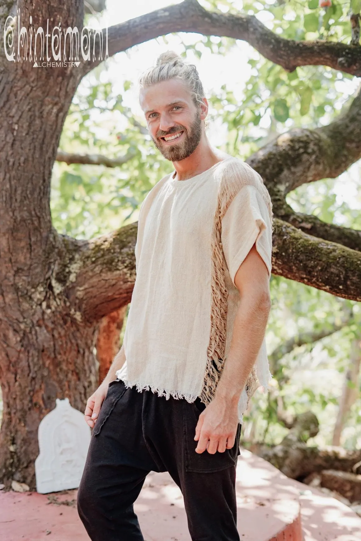 Ripped T-shirt / Beige